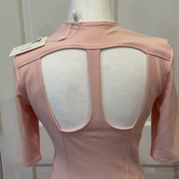 NWT HELMIT LANG V NECK DRESS SZ M - Picture 5 of 7